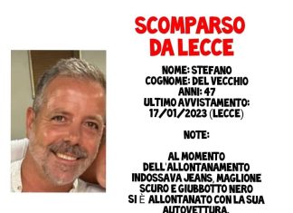 Esce di casa e sparisce con l’auto, da 3 giorni nessuna notizia di un 47enne leccese