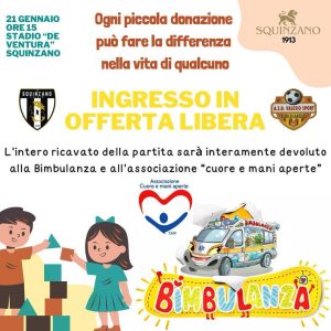 Calcio e beneficenza binomio imprenscindibile, il ricavato di una partita alla bimbulanza - Corriere Salentino