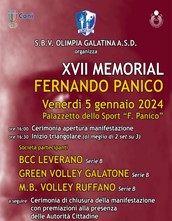 Il volley rende omaggio a Fernando Panico con un triangolare - Corriere Salentino