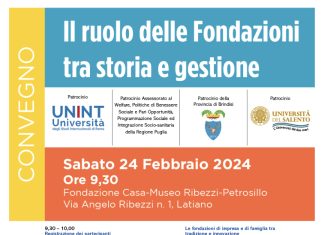 Le fondazioni tra storia e gestione, convegno a Latiano