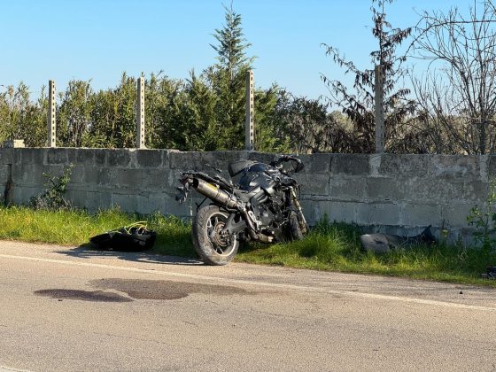 Ancora un incidente sulle strade salentine. Schianto sulla provinciale, grave un centauro - Corriere Salentino