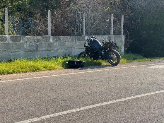 Ancora un incidente sulle strade salentine. Schianto sulla provinciale, grave un centauro - Corriere Salentino