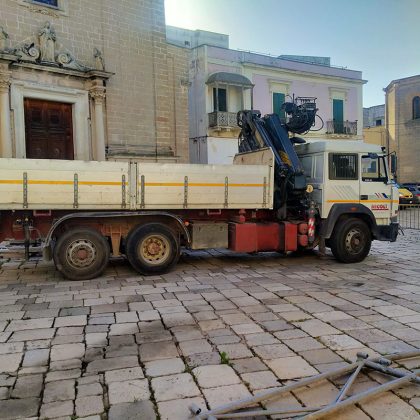 Avviati, oggi, a Novoli i lavori di messa in sicurezza dell’antica chiesa matrice ed il ripristino della viabilità in piazza Aldo Moro - Corriere Salentino
