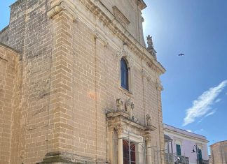 Avviati, oggi, a Novoli i lavori di messa in sicurezza dell’antica chiesa matrice ed il ripristino della viabilità in piazza Aldo Moro
