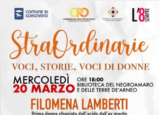 Filomena Lamberti, la prima donna sfregiata dall’acido, nella Biblioteca di Guagnano