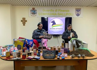 Lei vendeva online capi e profumi contraffatti, lui deteneva oltre tre chili di droga: un arresto e una denuncia