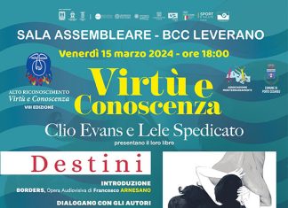 Lele Spedicato presenta il libro “Destini” insieme alla moglie Clio Evans