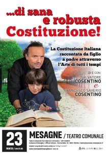 "Di sana e robusta Costituzione": la Costituzione italiana raccontata da figlio a padre attraverso l'Arte di tutti i tempi - Corriere Salentino