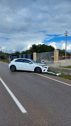 Violento impatto sulla statale 275: due feriti trasportati in ospedale - Corriere Salentino