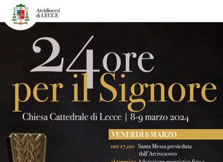 Anche nella Chiesa di Lecce la “24 Ore per il Signore”
