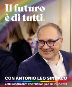 Elezioni a Copertino, Antonio Leo: “La persona al centro: unità del centrosinistra e valori condivisi le direttrici della mia candidatura” - Corriere Salentino