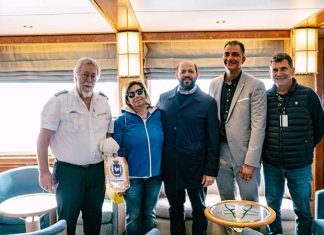 Continuano gli arrivi nel porto di Gallipoli, oggi la Hebridean Sky