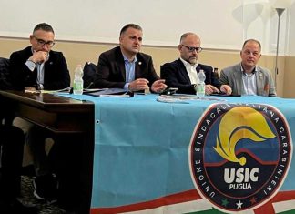 Oggi a Lecce la prima assemblea sindacale della unione sindacale italiana Carabinieri