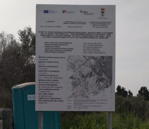 Partiti i lavori della pista ciclabile tra la città ed Ecotekne - Corriere Salentino