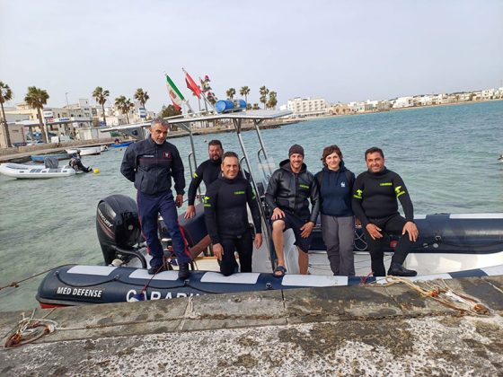 Avvio delle attività di ricerca e bonifica di attrezzi da pesca dispersi nell'Area Marina Protetta di Porto Cesareo - Corriere Salentino