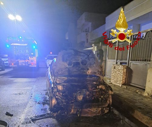 Doppio incendio notturno, alle fiamme una Fiesta e un autocarro: si indaga sulle cause - Corriere Salentino