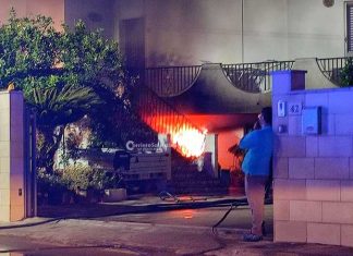 Divampa l’incendio nella cantina di un’abitazione: attimi di paura nella periferia del centro abitato