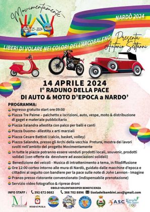 Tutto pronto per il 1° raduno della pace di auto e moto d'epoca a Nardò - Corriere Salentino