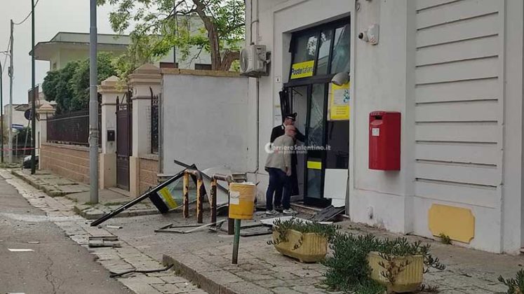 La “banda dei Postamat” torna a colpire nel Salento: preso di mira un ufficio postale nel Capo di Leuca - Corriere Salentino