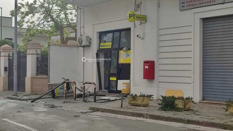 La “banda dei Postamat” torna a colpire nel Salento: preso di mira un ufficio postale nel Capo di Leuca - Corriere Salentino