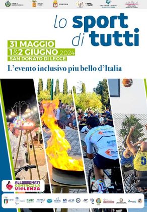 Lo Sport per annullare le barriere: dal 31 maggio al 2 giugno, a San Donato tornano "Le olimpiadi dell'Inclusione" - Corriere Salentino