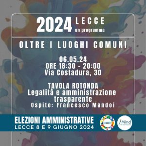 Legalità e trasparenza a Lecce: il candidato sindaco Alberto Siculella dialoga con il Giudice antimafia Francesco Mandoi - Corriere Salentino