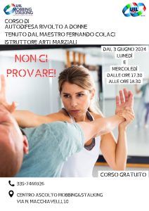 Violenza di genere: a Lecce un corso di autodifesa gratuito, lo promuove il Centro ascolto mobbing e stalking della UIL - Corriere Salentino