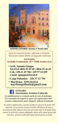 Aradeo 4-5 maggio: Estemporanea di pittura sul tema “Aradeo: tradizione e sogno” e le altre iniziative coinvolgenti tutta la città - Corriere Salentino