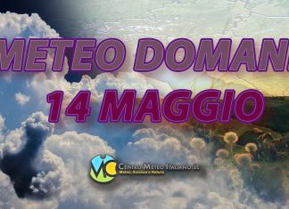 Le previsioni meteo di domani 14 maggio 2024