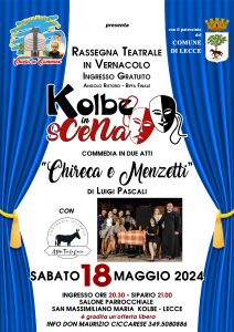 Ultimo appuntamento per “Kolbe in Scena”, sabato 18 maggio "Chireca e Menzetti" - Corriere Salentino