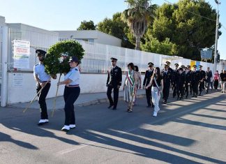 Cerimonia commemorativa a Melpignano in ricordo dei piloti eroi