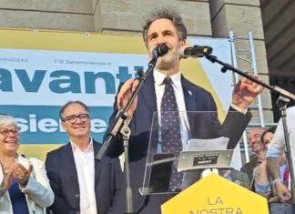 Il comizio di chiusura di Carlo Salvemini: “Lecce come la nuova Barcellona del Mediterraneo. Il bilancio rischiava di farci saltare”. Delli Noci: “Chiudiamo al primo turno”