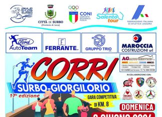 Domenica la Corri Surbo-Giorgilorio col record: 740 partecipanti al via