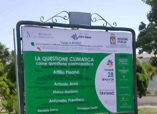 “La questione climatica” a Taviano un convegno di Note Libere