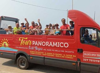 Lungo la costa neretina a bordo del minibus scoperto, domani il via al servizio