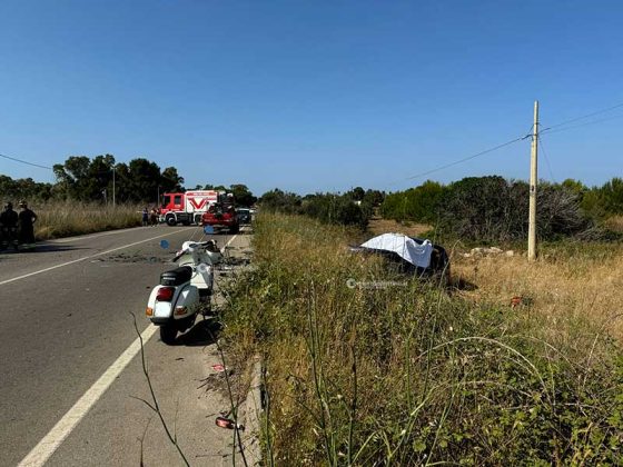 Tragico schianto sulla via per il mare: muore sul colpo una donna - Corriere Salentino