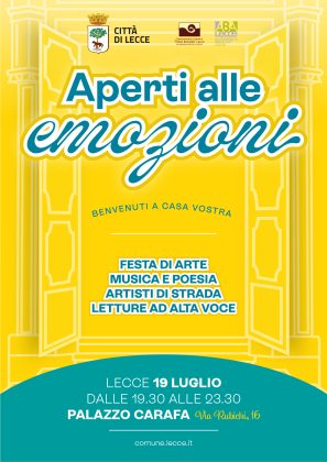 "Aperti alle emozioni - Benvenuti a casa vostra": l'iniziativa che apre le porte di Palazzo Carafa a cittadini e turisti - Corriere Salentino
