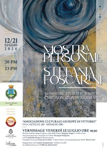 “Sfumature distratte d’autore. Chronos (Controcorrente)”, si inaugura la mostra di Stefania Foscarini per indagare e dare senso al Tempo - Corriere Salentino