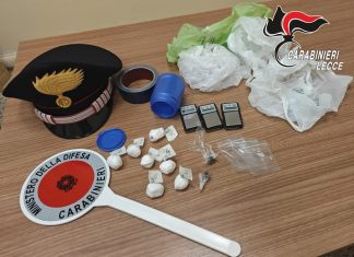 La marijuana nell’armadio, la cocaina nella statua votiva in giardino: ai domiciliari 27enne