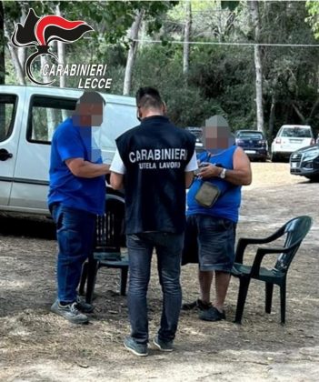 Lavoro nero e inosservanza delle norme di sicurezza nei lidi e nei campi. Sospese 10 attività, multe per 300mila euro - Corriere Salentino