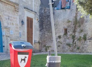 A Veglie nuovi cestini porta rifiuti e dog dispenser
