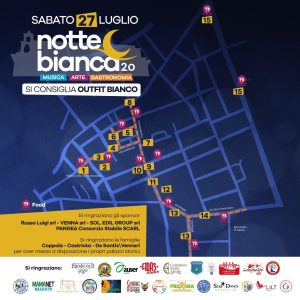 Alezio, la Notte Bianca 2.0: oltre 50 attrazioni, tra artisti di strada, mostre d'arte, musica e stand gastronomici - Corriere Salentino