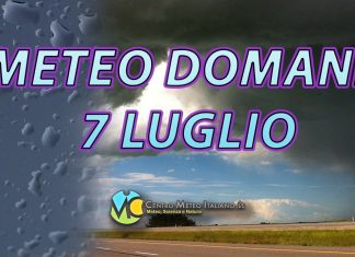 Le previsioni meteo di domenica 7 luglio 2024