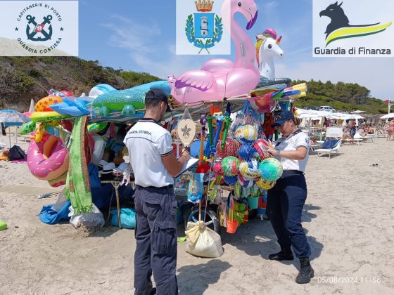 Ambulanti in spiaggia: sequestrati oltre 3000 articoli di fabbricazione cinese a Otranto. Multe per 12mila euro - Corriere Salentino
