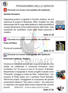 GeminArt, festival degli artisti di strada, 20 Agosto a Gemini, programma incredibile - Corriere Salentino