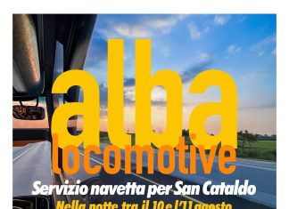 Alba Locomotive: servizio navetta per San Cataldo dalle 21.30 fino alle 04.45. Ecco tutte le informazioni