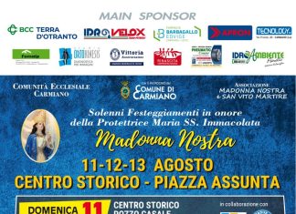 Carmiano, dall’11 al 13 agosto i solenni festeggiamenti in onore della protettrice Maria SS. Immacolata: spettacoli, tradizione e musica