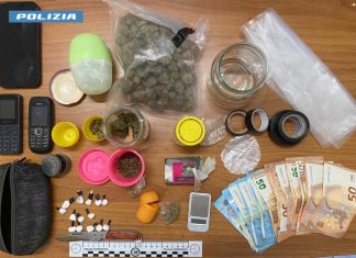 Tra auto e casa droga per lo spaccio: nuovi guai per un 37enne