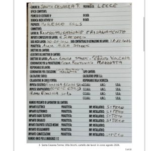 Lavori di ristrutturazione della monumentale Villa Sticchi di Santa Cesarea Terme: allarme dell’Associazione Italia Nostra - Corriere Salentino