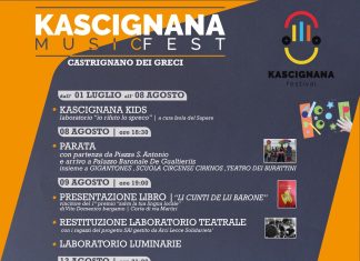 Torna il Kascignana Festival con 4 serate dedicate alla cultura dell’accoglienza e il live di Manu Chao